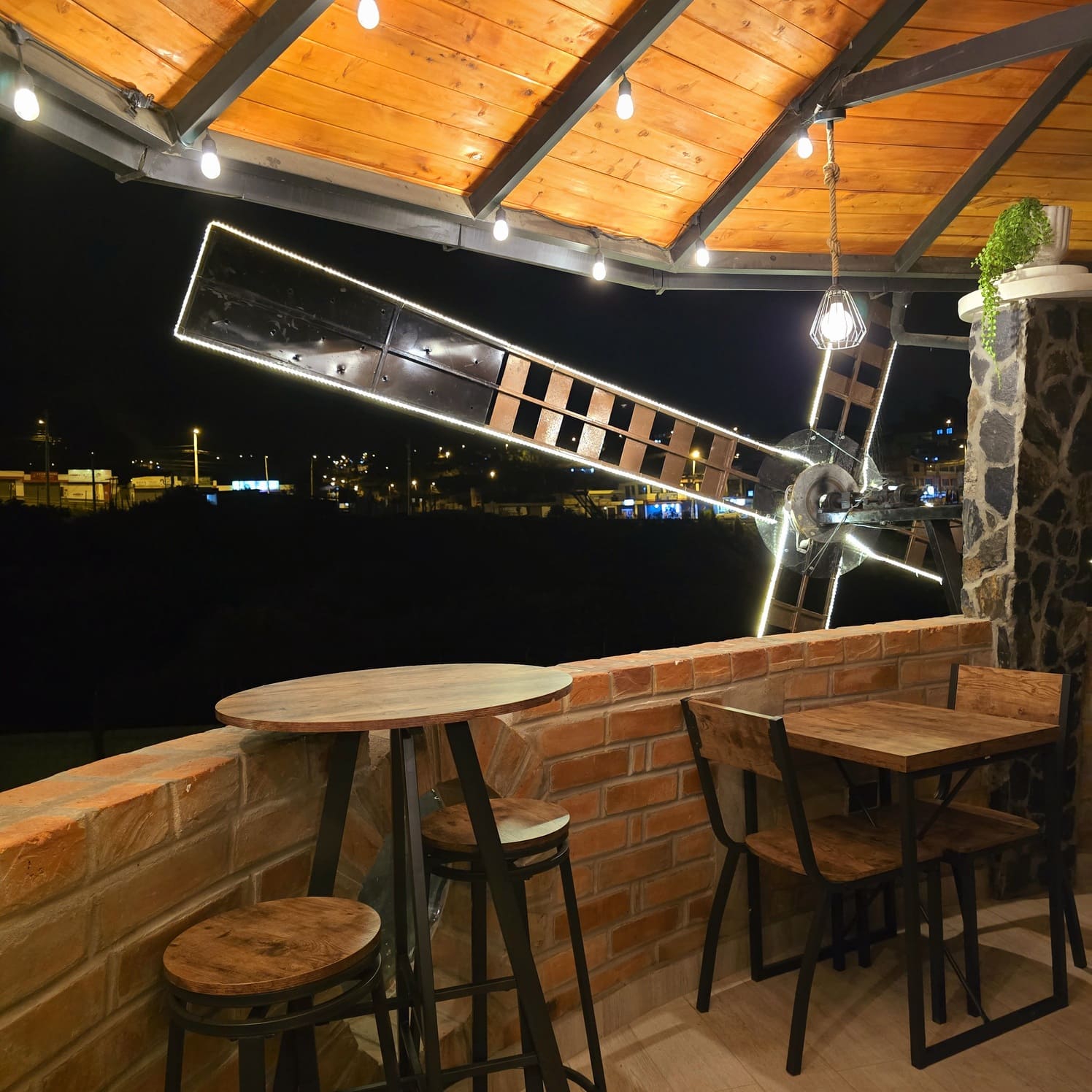 Restaurante del Molino con vista panorámica al paisaje
